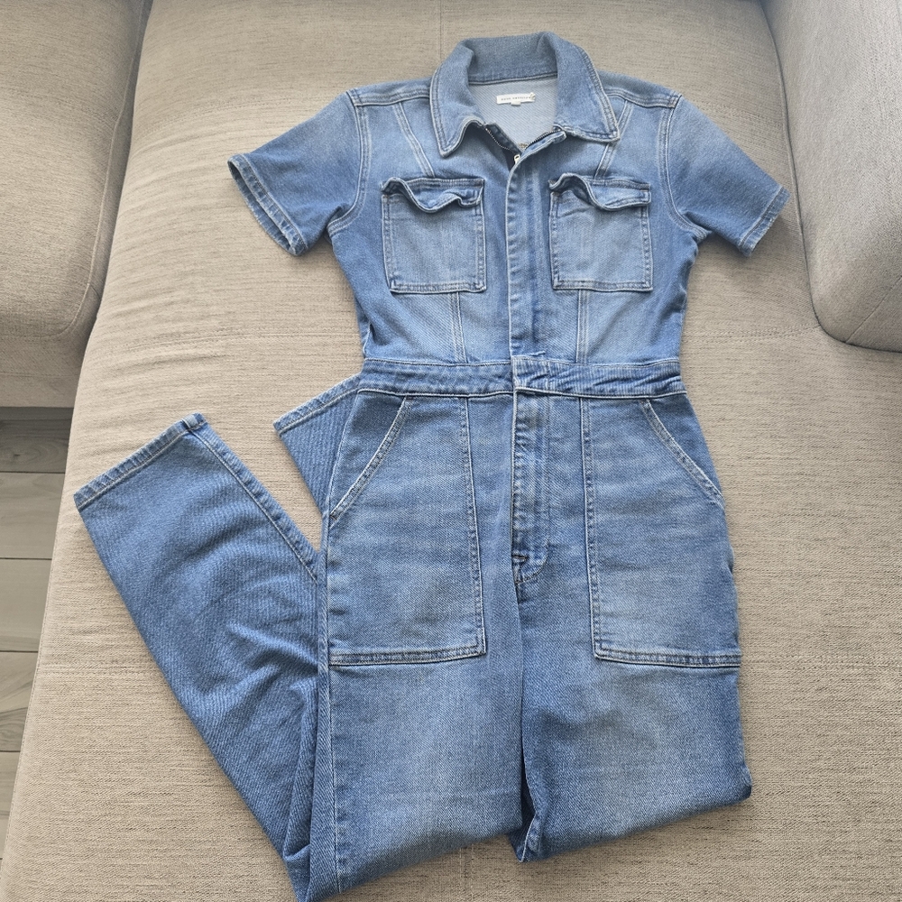 Good American denim jumpsuit Size 2